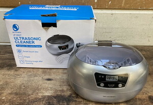 【に-3-4】美品 SKYMEN 超音波洗浄器 JP-890T Ultrasonic Cleaner 超音波洗浄 眼鏡 ジュエリー 入れ歯など 通電OK 箱にダメージあり 現状品