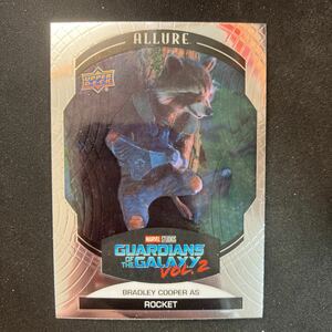 2022 Upper Deck Marvel Allure Guardians Of The Galaxy Bradley Cooper Rocket