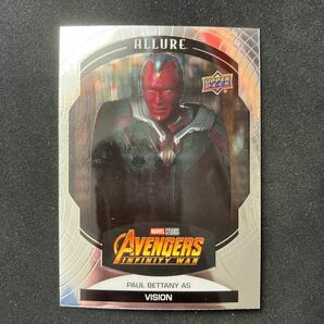 2022 Upper Deck Marvel Allure Avengers Infinity War Paul Bettany Visionの画像1