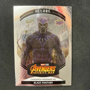 2022 Upper Deck Marvel Allure Avengers Infinity War Chadwick Boseman Black Panther