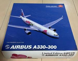 【レア】チャイナエアライン　エアバスA330-300　特別塗装機【胡蝶蘭】1/400 ダイキャストモデル