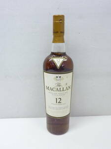 マッカラン 12年 THE MACALLAN 700ml 旧ボトル 旧ラベル 未開栓 ラベルヨゴレ ボトル小傷あり