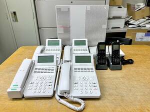 NTT　αN1 Sタイプ主装置　スター配線　電話機6台セット