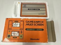 動作品 電子LSI ゲーム&ウォッチ ドンキーコング DONKEY KONG DK-52 マルチスクリーン GAME & WATCH 任天堂 Nintendo_画像1