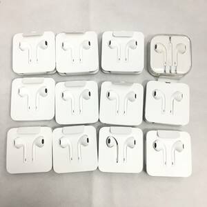 【1円～】未使用品 Apple iPhone 付属品 純正イヤホン 12点おまとめ ライトニング イヤホンジャック 変換アダプタ ジャンク