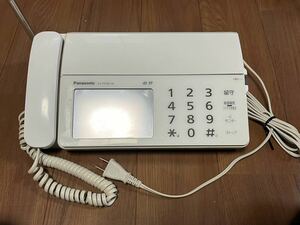 Panasonic パナソニック パーソナルファックス FAX 電話 親機のみ KX-PD702-W