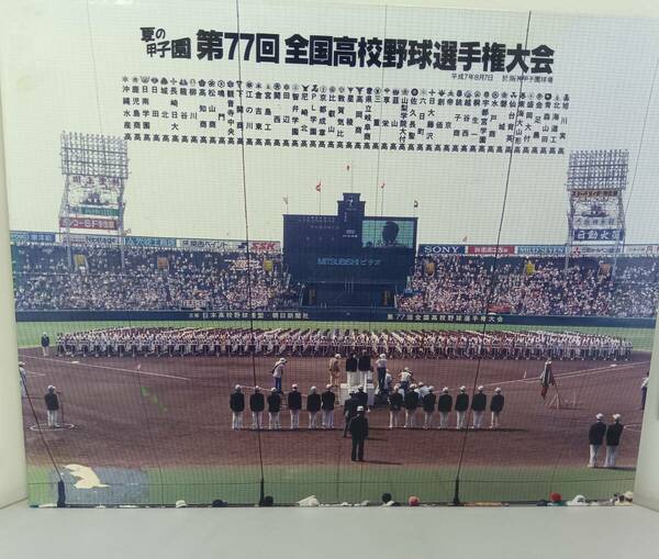 高校野球　第77回全国高校野球選手権大会　パネル