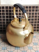 やかん 5L ホクセイ アルミ製 湯沸5リットル 大容量 昭和レトロ 業務用_画像2