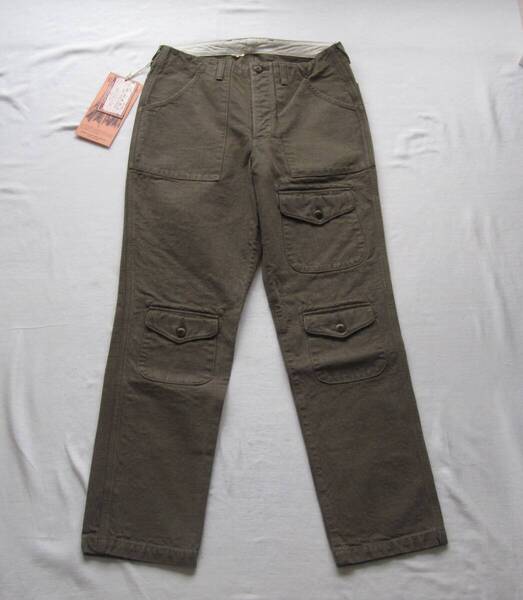☆新品 フリーホイーラーズ “BEAR TOOTH” トラウザーズ (34) コットンダック / FREEWHEELERS /