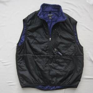 ☆90s パタゴニア パフボール ベスト（S）黒 紫 /patagonia puffball / 90s / vintage / mars / ビンテージ / ダスパーカーの画像1