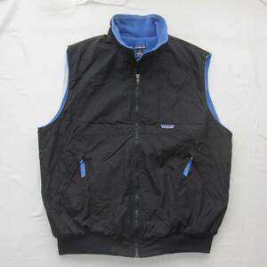 ☆94年 パタゴニア シェルドシンチラ ベスト（XL）雪なし 1994 黒 /patagonia 90s vintage / mars パフボール グリセード / ダスパーカー