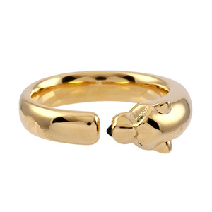  Cartier bread tail duK18YG yellow gold ring used 