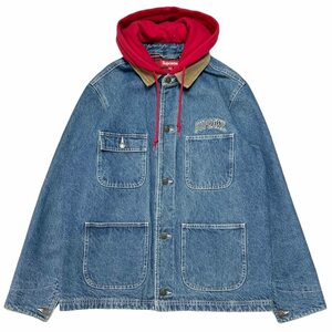 Supreme シュプリーム　Denim Hooded Jacket ブルー サイズ:M