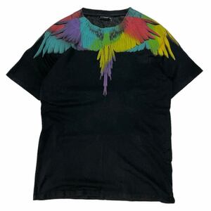 MARCELO BURLON マルセロブロン　Feather Print T-Shirts ブラック サイズ:XS