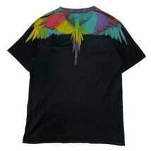 MARCELO BURLON マルセロブロン　Feather Print T-Shirts ブラック サイズ:XS_画像2