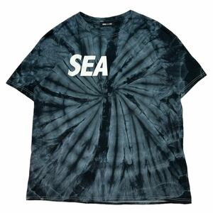 WIND AND SEA ウィンダンシー　Tie-dye Print S/S T-Shirts ネイビー系 サイズ:XL