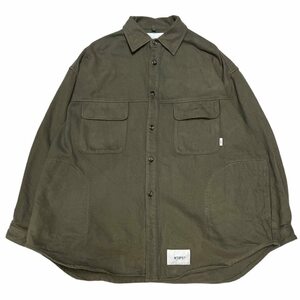 WTAPS ダブルタップス　Oversized Work Shirts カーキ サイズ:02