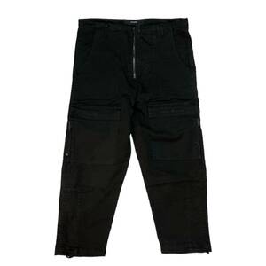 STAMPD スタンプド　Front Zip Cargo Trousers ブラック サイズ:30