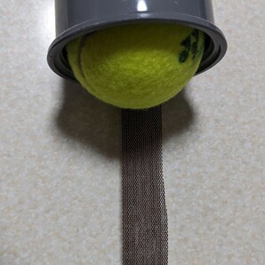 (4本)自作硬式テニスボール加圧保管ケース(金属製バルブ使用）の画像5