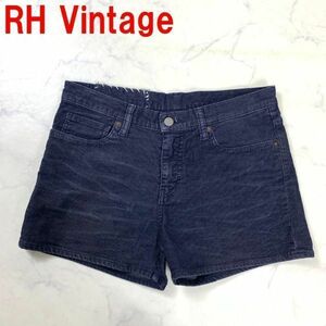 A363 ロンハーマンヴィンテージ ショートパンツ コーデュロイ 紺 RH VINTAGE Ron herman ネイビー 26