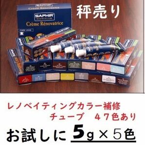 レノベイテイングカラー　小分け販売　5g×5色　色の確認などに