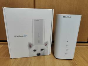 【美品】SoftBank Air ターミナル4 B610h-70a ソフトバンクエアー Wi-Fi ホームルーター ルーター