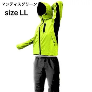 新品未使用 マンティスグリーンsize LLカッパ メンズ レインウエア 上下 合羽 STR NOXUS ノキサス EK-180