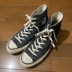 CONVERSE コンバース チャックテイラー CT70 オールスター ハイカット レザー スニーカー 8-1/2 27cm グレー ALLSTAR 