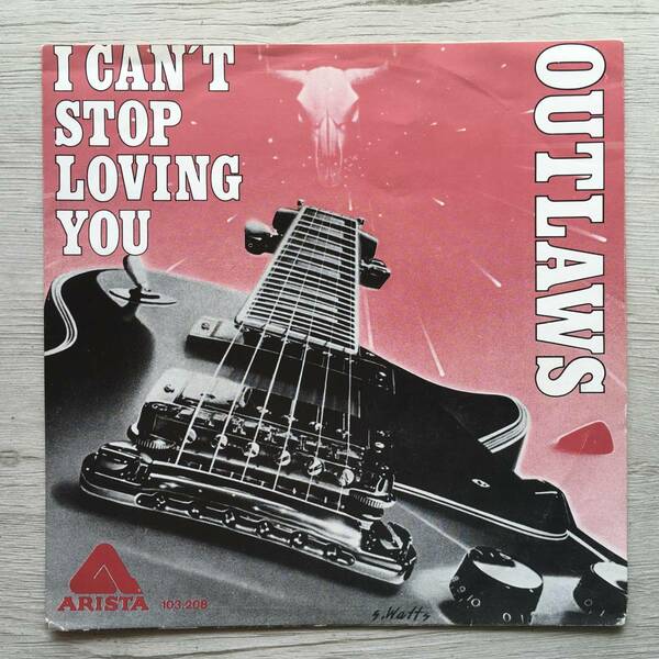 OUTLAWS I CAN'T STOP LOVING YOU オランダ盤