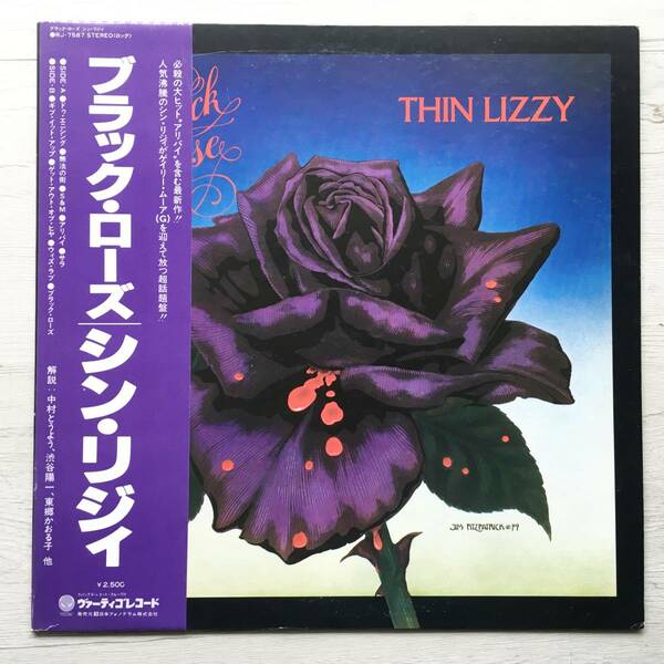 PROMO THIN LIZZY BLACK ROSE