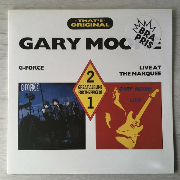 GARY MOORE G-FORCE LIVE AT MARQUEE 2LPセット　UK盤