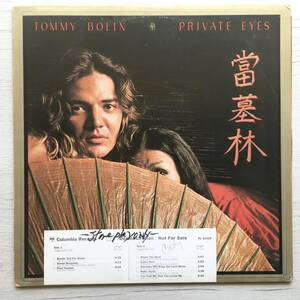 PROMO TOMMY BOLIN TOMMY BOLIN US盤　バイオグラフィー