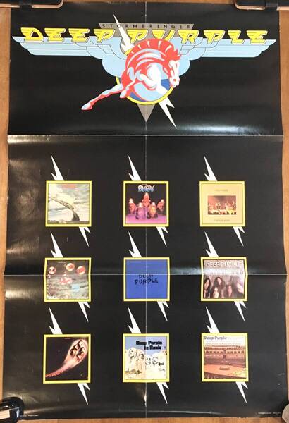 DEEP PURPLE STROMBRINGER PROMO ポスター US製 年代不明