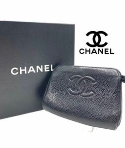 ●超高級品●CHANEL●シャネル●ブランド●ブラック●コインケース●小物●キャビアスキン●ココマーク●メンズ●レディース●GA063