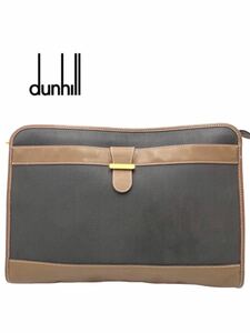 ●超美品●超高級●dunhill●ダンヒル●ブランド●ブラウン●セカンドバッグ●クラッチバッグ●レザー●メンズ●レディース●お洒落●GA055