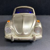 ブリキ製 VW Volkswagen Beetle フォルクスワーゲン ビートル 全長約21.5㎝ ミニカー 昭和玩具 外箱無し現状品 メーカー・スケール不明_画像5