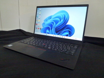 Lenovo ThinkPad X1 Carbon 6th Windows11 Core i5 8350U メモリ8GB M.2 SSD256GB Wi-Fi＋BT フルHD MS office搭載_画像2