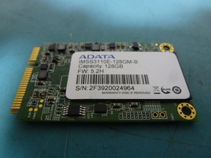 動作確認済 mSATA SSD ADATA IMSS3110E-128GM-B 128GB 中古品