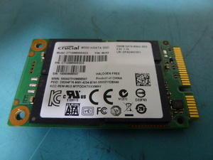 動作確認済 mSATA SSD Crucial CT120M500SSD3 120GB 中古品