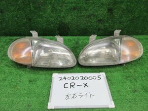 ホンダ CR-X E-EG2 ヘッドライト 左右セット デルソルSIR 401190