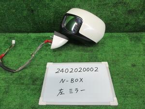 N-BOX DBA-JF1 左ドアミラー サイドミラー 7ピン NH624P G Lパッケージ 401049