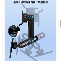 マグネット式車載スマホホルダーTesla Model 3/S/Y/X センターコンソールスクリーン用 ネック伸縮調整可能　360度回転 MagSafe対応_画像4