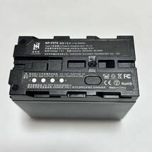 np-f970 互換バッテリー2個 6600mAhビデオライトバッテリー 残量表示 リチウムイオン電池 停電対策 防災 緊急【PSE認証済】_画像10