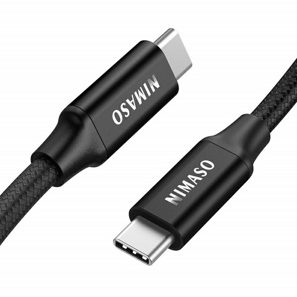 NIMASO USB Type-C iPhone15映像出力 iPhone15pro映像出力 急速充電 2m iPhone15ケーブル Type-c 充電ケーブル USB3.1 Gen2 PD対応 4K60Hz