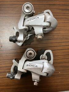 SHIMANO SORA リアディレーラー　RD-3400 ジャンク品　2個セット　シマノ　ソラ