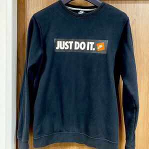 ◆ナイキ JDI スウェット◆ 黒 トレーナー ロゴ スウォッシュ just do it ブラック 長袖