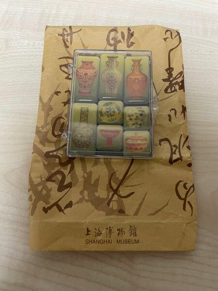 上海博物館 お土産 中国古代彩瓷 マグネット 磁石
