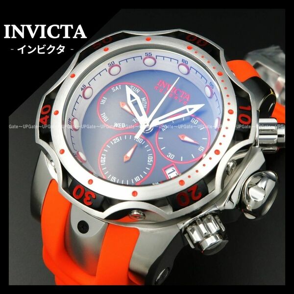 最上位モデル★スポーティーなオレンジ INVICTA Venom 46187　インビクタ　ベノム