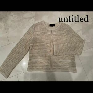 untitled アンタイトル　ノーカラージャケット　入学式　卒業式　セレモニー