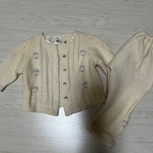 セットアップ　 ニット カーディガン　ベビー服